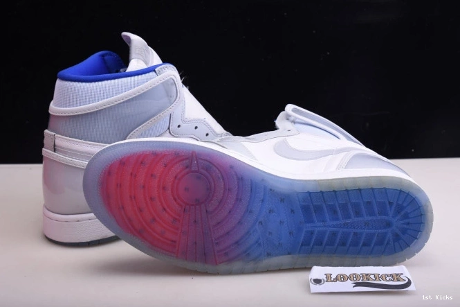 1st Kicks Shoes Racer White High Jordan Zoom Blue Air Retro CK6637-104 1 0713